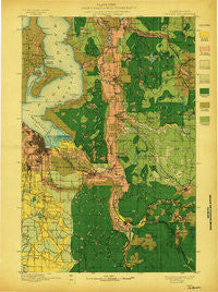Tacoma Washington Historical topographic map, 1:125000 scale, 30 X 30 Minute, Year 1897