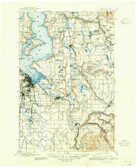 Tacoma Washington Historical topographic map, 1:125000 scale, 30 X 30 Minute, Year 1900
