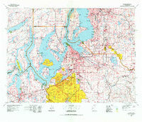 Tacoma Washington Historical topographic map, 1:100000 scale, 30 X 60 Minute, Year 1975