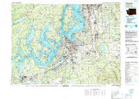 Tacoma Washington Historical topographic map, 1:100000 scale, 30 X 60 Minute, Year 1991