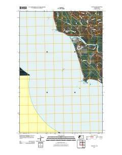 Taholah Washington Historical topographic map, 1:24000 scale, 7.5 X 7.5 Minute, Year 2011