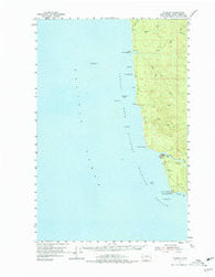 Taholah Washington Historical topographic map, 1:62500 scale, 15 X 15 Minute, Year 1955