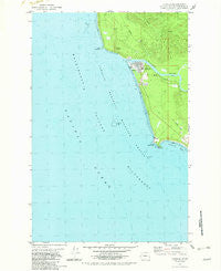 Taholah Washington Historical topographic map, 1:24000 scale, 7.5 X 7.5 Minute, Year 1982