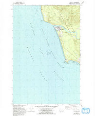Taholah Washington Historical topographic map, 1:24000 scale, 7.5 X 7.5 Minute, Year 1982