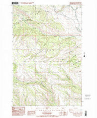 Taneum Canyon Washington Historical topographic map, 1:24000 scale, 7.5 X 7.5 Minute, Year 1985