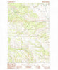 Taneum Canyon Washington Historical topographic map, 1:24000 scale, 7.5 X 7.5 Minute, Year 1985