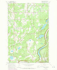 Tanwax Lake Washington Historical topographic map, 1:24000 scale, 7.5 X 7.5 Minute, Year 1959