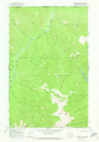 Tatoosh Buttes Washington Historical topographic map, 1:24000 scale, 7.5 X 7.5 Minute, Year 1969