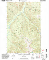Tatoosh Buttes Washington Historical topographic map, 1:24000 scale, 7.5 X 7.5 Minute, Year 2002