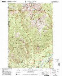 Tatoosh Lakes Washington Historical topographic map, 1:24000 scale, 7.5 X 7.5 Minute, Year 1998