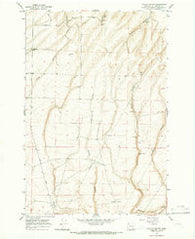 Taylor Canyon Washington Historical topographic map, 1:24000 scale, 7.5 X 7.5 Minute, Year 1965