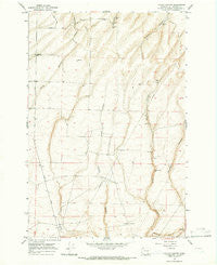 Taylor Canyon Washington Historical topographic map, 1:24000 scale, 7.5 X 7.5 Minute, Year 1965