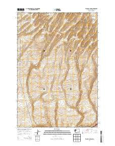 Taylor Canyon Washington Current topographic map, 1:24000 scale, 7.5 X 7.5 Minute, Year 2014