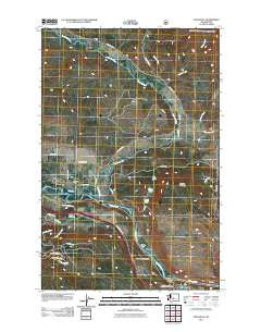 Teanaway Washington Historical topographic map, 1:24000 scale, 7.5 X 7.5 Minute, Year 2011