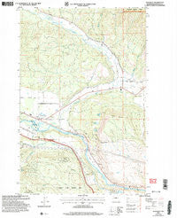 Teanaway Washington Historical topographic map, 1:24000 scale, 7.5 X 7.5 Minute, Year 2003