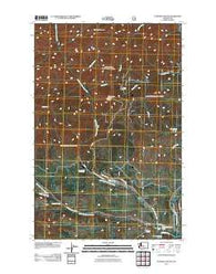 Teanaway Butte Washington Historical topographic map, 1:24000 scale, 7.5 X 7.5 Minute, Year 2011