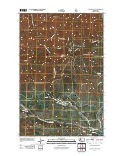 Teanaway Butte Washington Historical topographic map, 1:24000 scale, 7.5 X 7.5 Minute, Year 2011