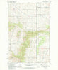 Tekoa Mountain Washington Historical topographic map, 1:24000 scale, 7.5 X 7.5 Minute, Year 1980