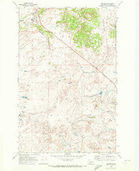 Telford Washington Historical topographic map, 1:24000 scale, 7.5 X 7.5 Minute, Year 1969