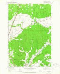 Tenino SW Washington Historical topographic map, 1:24000 scale, 7.5 X 7.5 Minute, Year 1959