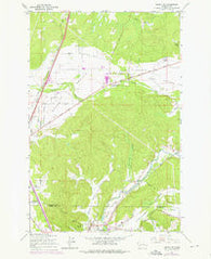 Tenino SW Washington Historical topographic map, 1:24000 scale, 7.5 X 7.5 Minute, Year 1959