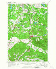 Tenino Washington Historical topographic map, 1:62500 scale, 15 X 15 Minute, Year 1959