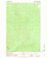 Termination Point Washington Historical topographic map, 1:24000 scale, 7.5 X 7.5 Minute, Year 1983