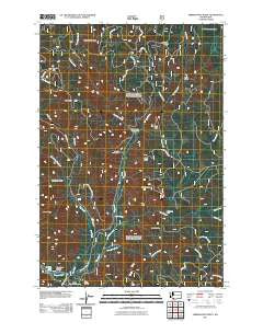 Termination Point Washington Historical topographic map, 1:24000 scale, 7.5 X 7.5 Minute, Year 2011