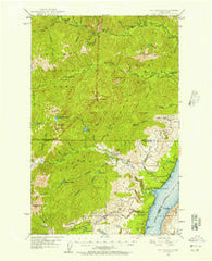 The Brothers Washington Historical topographic map, 1:62500 scale, 15 X 15 Minute, Year 1947