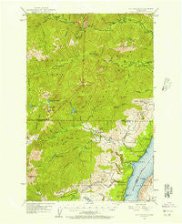 The Brothers Washington Historical topographic map, 1:62500 scale, 15 X 15 Minute, Year 1947