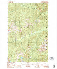 The Brothers Washington Historical topographic map, 1:24000 scale, 7.5 X 7.5 Minute, Year 1985