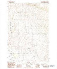 The Cottonwoods Washington Historical topographic map, 1:24000 scale, 7.5 X 7.5 Minute, Year 1984