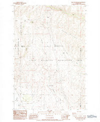 The Cottonwoods Washington Historical topographic map, 1:24000 scale, 7.5 X 7.5 Minute, Year 1984
