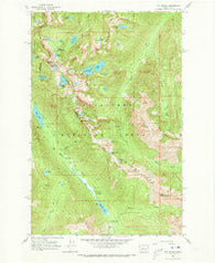 The Cradle Washington Historical topographic map, 1:24000 scale, 7.5 X 7.5 Minute, Year 1965
