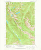 The Cradle Washington Historical topographic map, 1:24000 scale, 7.5 X 7.5 Minute, Year 1965