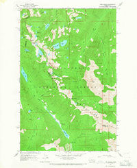 The Cradle Washington Historical topographic map, 1:24000 scale, 7.5 X 7.5 Minute, Year 1965