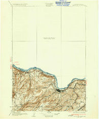 The Dalles Oregon Historical topographic map, 1:125000 scale, 30 X 30 Minute, Year 1934