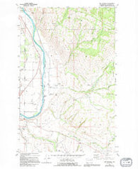 The Pothole Washington Historical topographic map, 1:24000 scale, 7.5 X 7.5 Minute, Year 1980