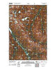 The Cradle Washington Historical topographic map, 1:24000 scale, 7.5 X 7.5 Minute, Year 2011
