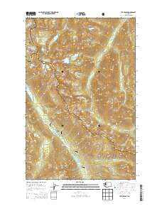 The Cradle Washington Current topographic map, 1:24000 scale, 7.5 X 7.5 Minute, Year 2014