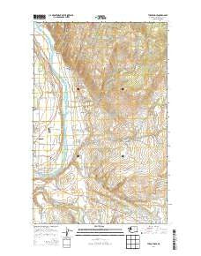The Pothole Washington Current topographic map, 1:24000 scale, 7.5 X 7.5 Minute, Year 2014