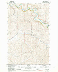 Thera Washington Historical topographic map, 1:24000 scale, 7.5 X 7.5 Minute, Year 1981