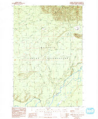 Thimble Mountain Washington Historical topographic map, 1:24000 scale, 7.5 X 7.5 Minute, Year 1990
