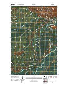 Thimble Mountain Washington Historical topographic map, 1:24000 scale, 7.5 X 7.5 Minute, Year 2011