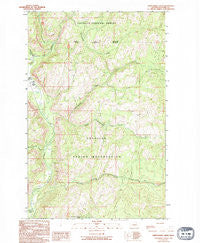 Thirteenmile Creek Washington Historical topographic map, 1:24000 scale, 7.5 X 7.5 Minute, Year 1989