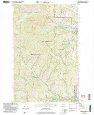 Thompson Ridge Washington Historical topographic map, 1:24000 scale, 7.5 X 7.5 Minute, Year 2002