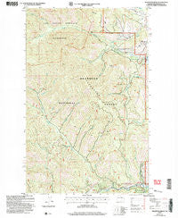 Thompson Ridge Washington Historical topographic map, 1:24000 scale, 7.5 X 7.5 Minute, Year 2002