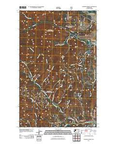 Thompson Ridge Washington Historical topographic map, 1:24000 scale, 7.5 X 7.5 Minute, Year 2011