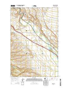 Thorp Washington Current topographic map, 1:24000 scale, 7.5 X 7.5 Minute, Year 2014