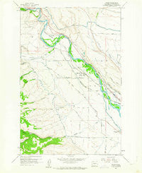 Thorp Washington Historical topographic map, 1:24000 scale, 7.5 X 7.5 Minute, Year 1958